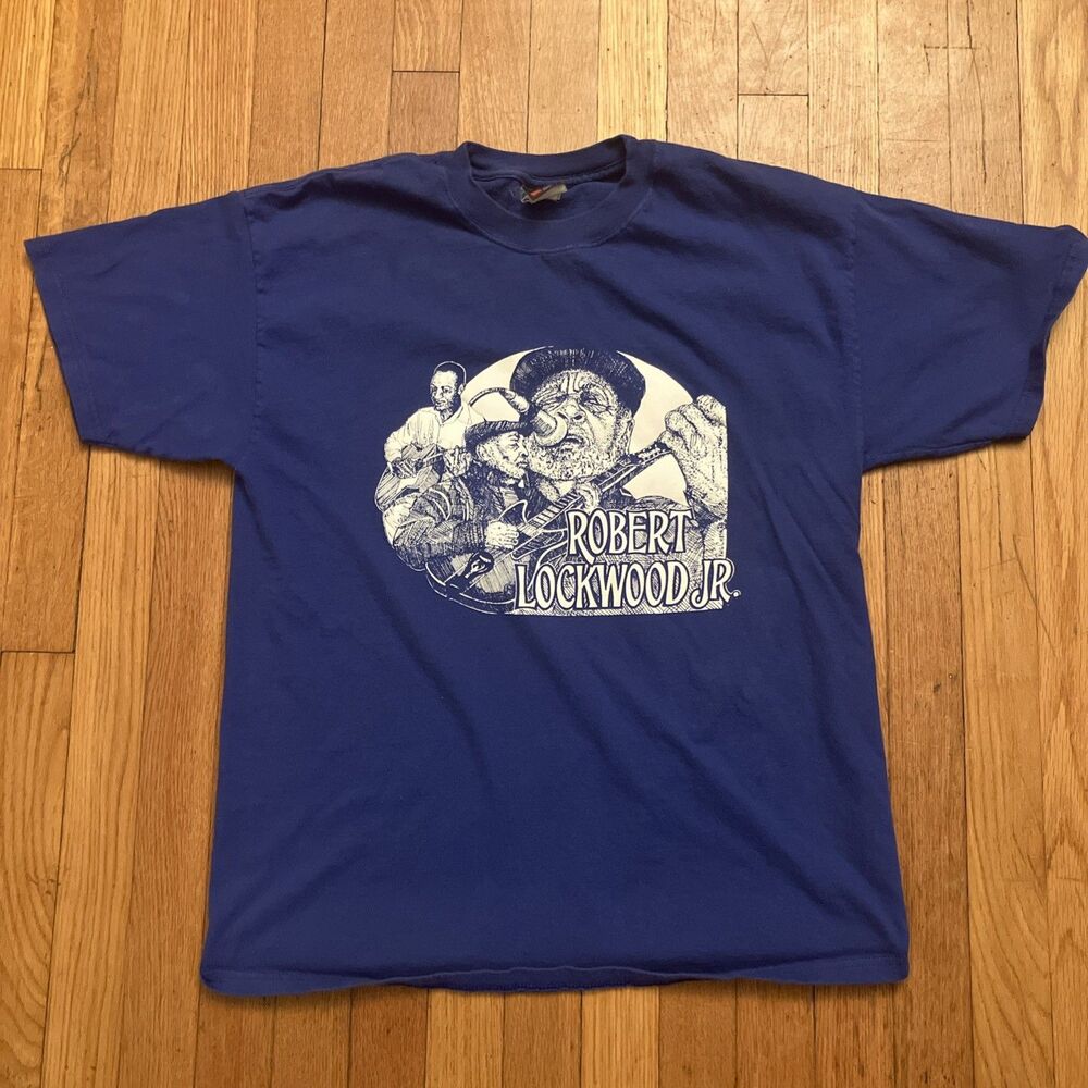 Vintage Robert Lockwood Jr. T-Shirt Sz Large